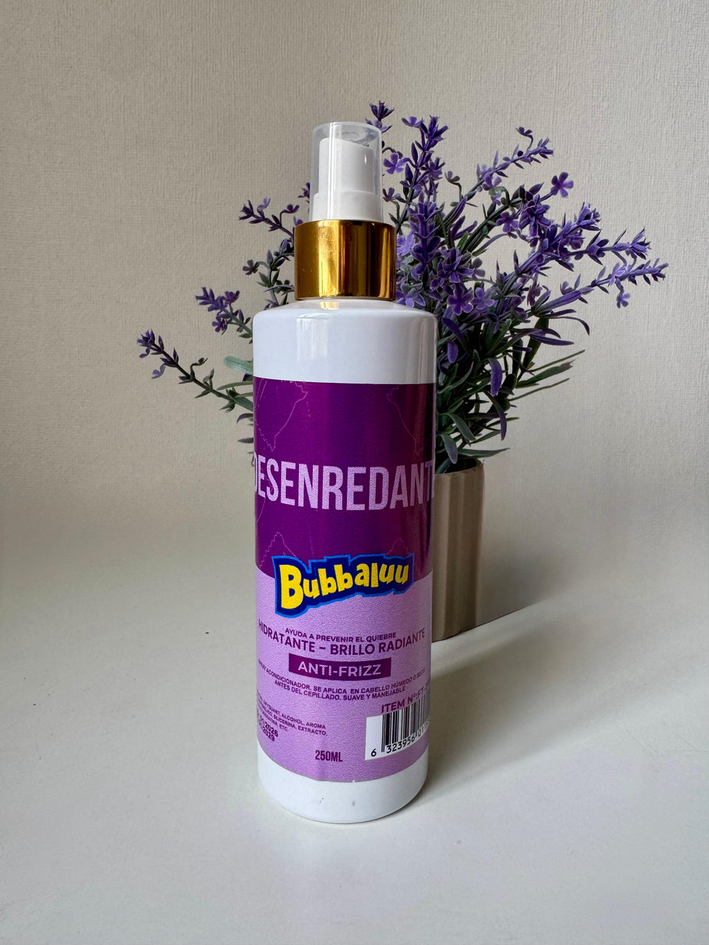 Desenredante Capilar Abrillantador  mas Hidrata Antifrizz  UVA 250ml