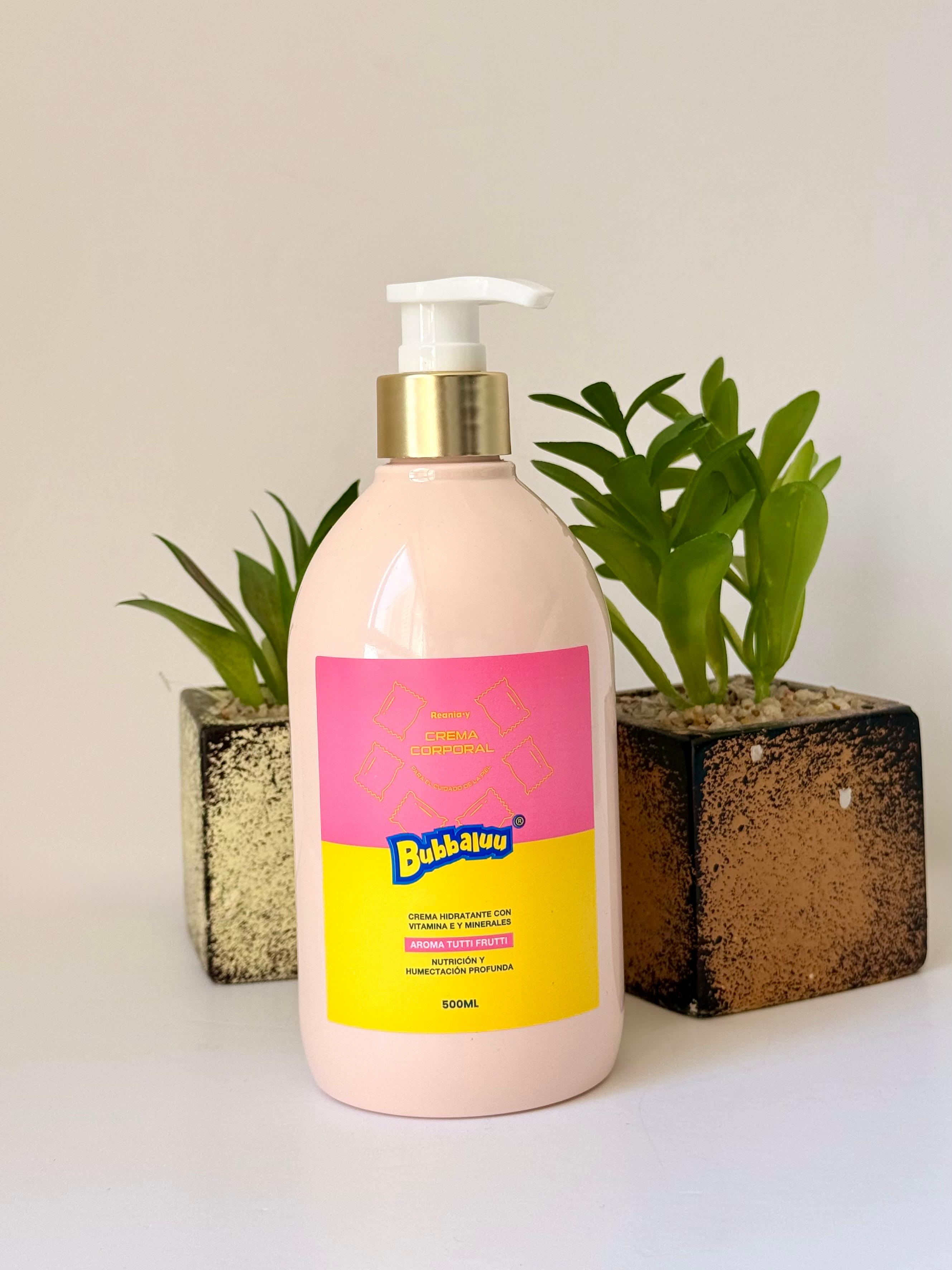 Crema Corporal Hidratante Vitamina E Y Minerales Aroma tutti fruti 500ml