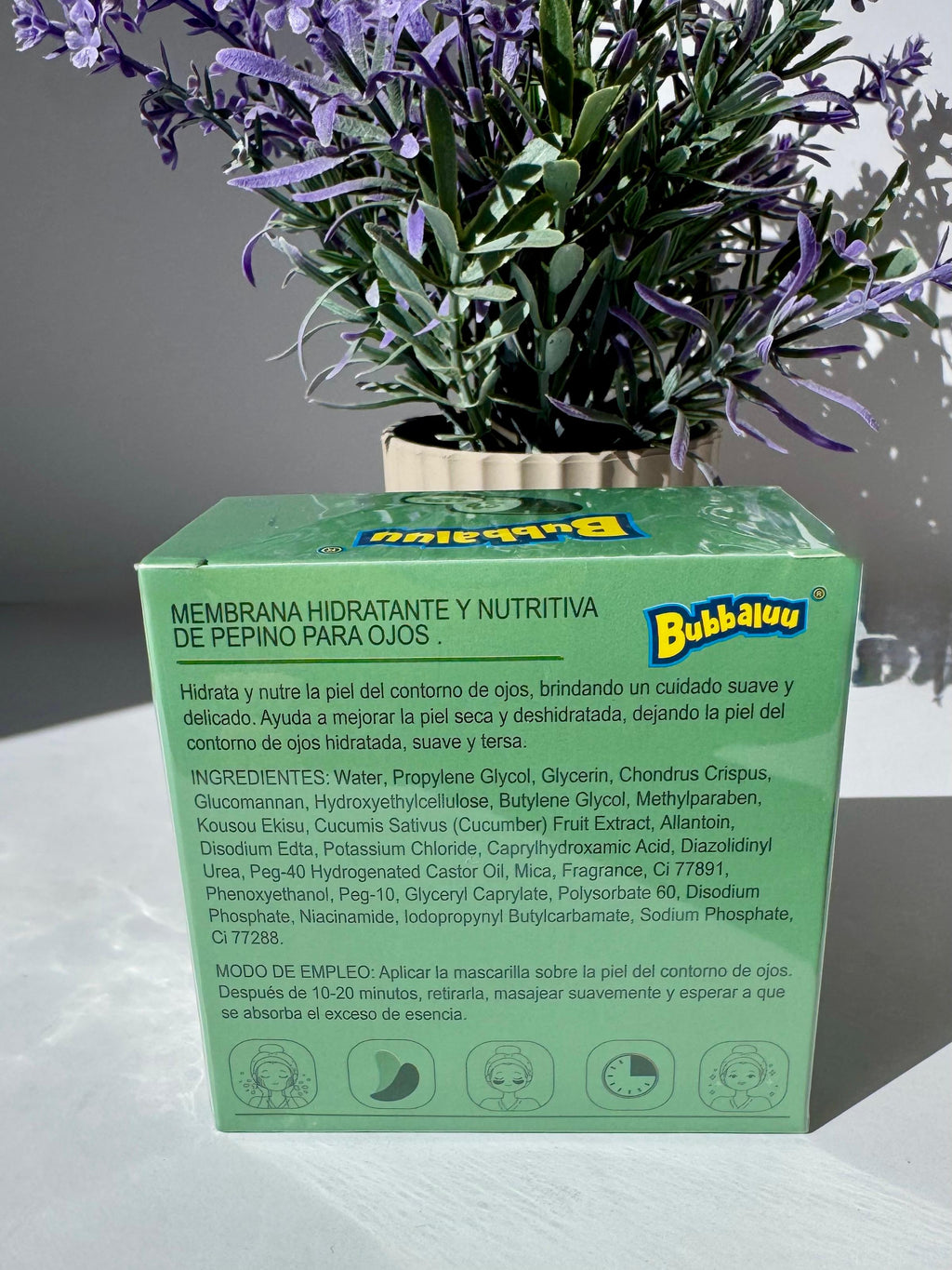 Parche Facial Anti Ojeras Con Extracto De Pepino