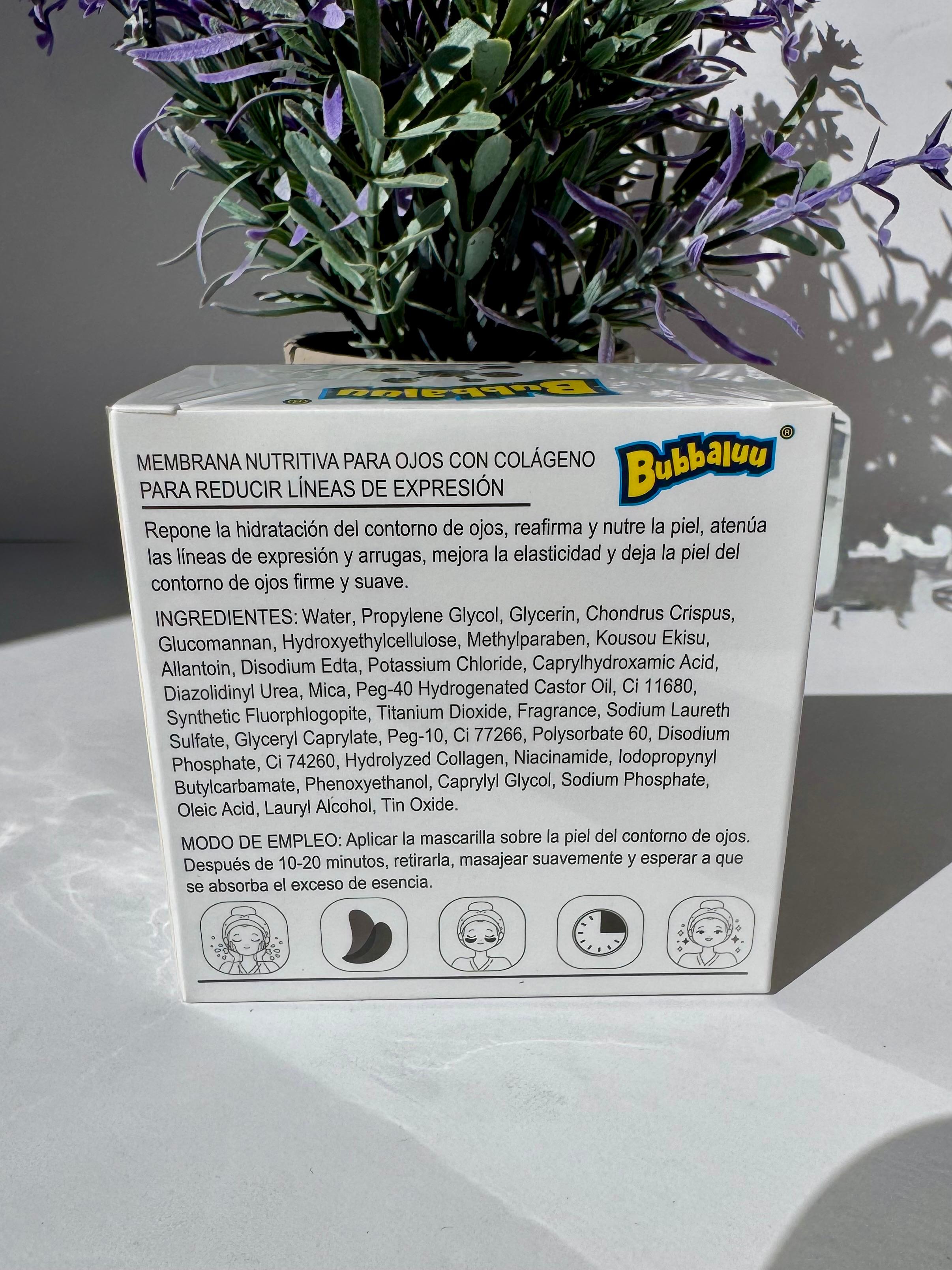 Parche Facial Anti Ojeras Con Extracto De COLAGENO