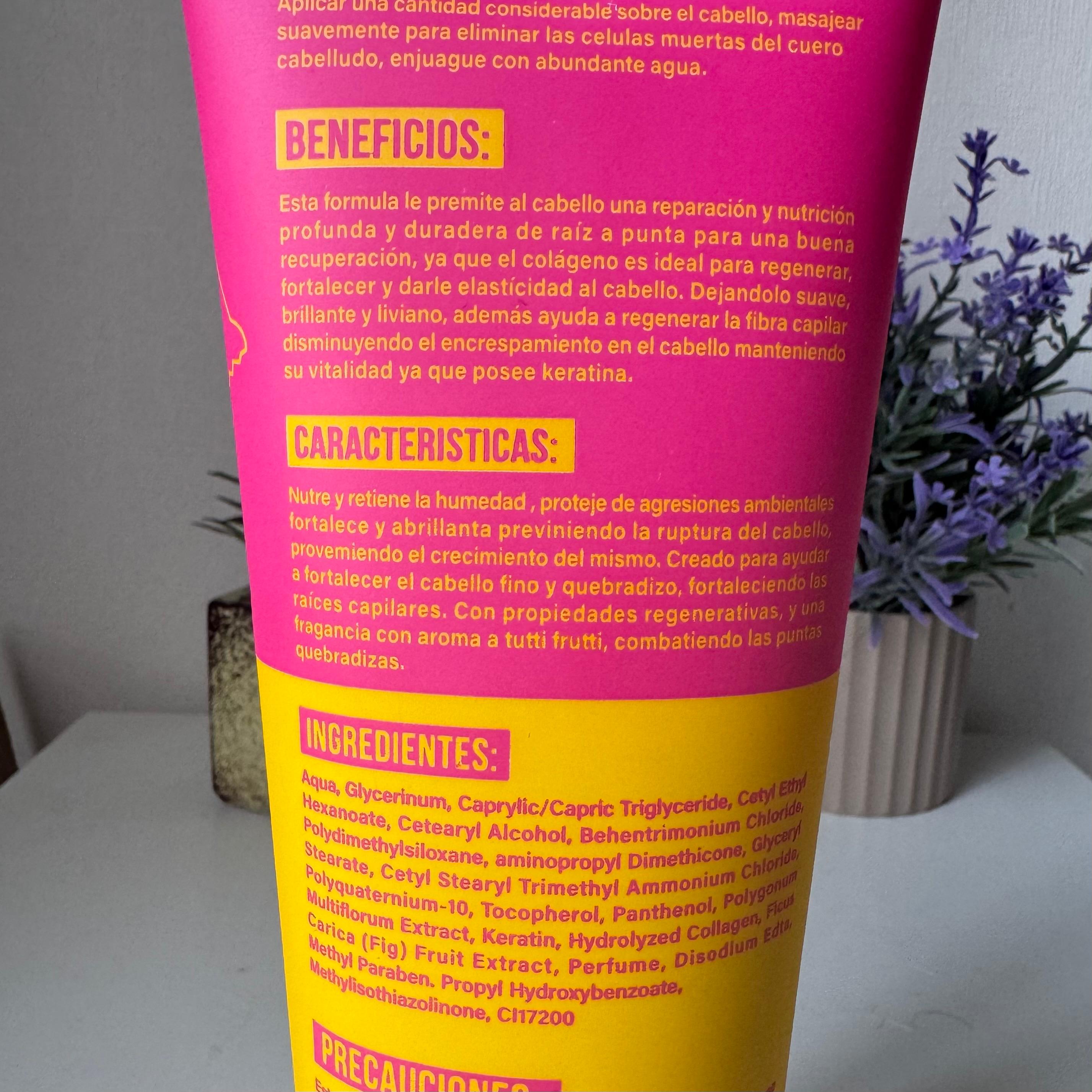 Bálsamo sin sal bubbaluu tutti fruti 350ml