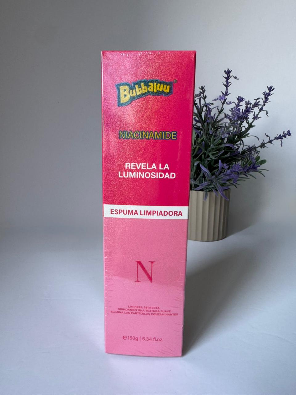 Set Facial Bubbaluu Niacinamide Limpieza Hidratación 5 Pieza