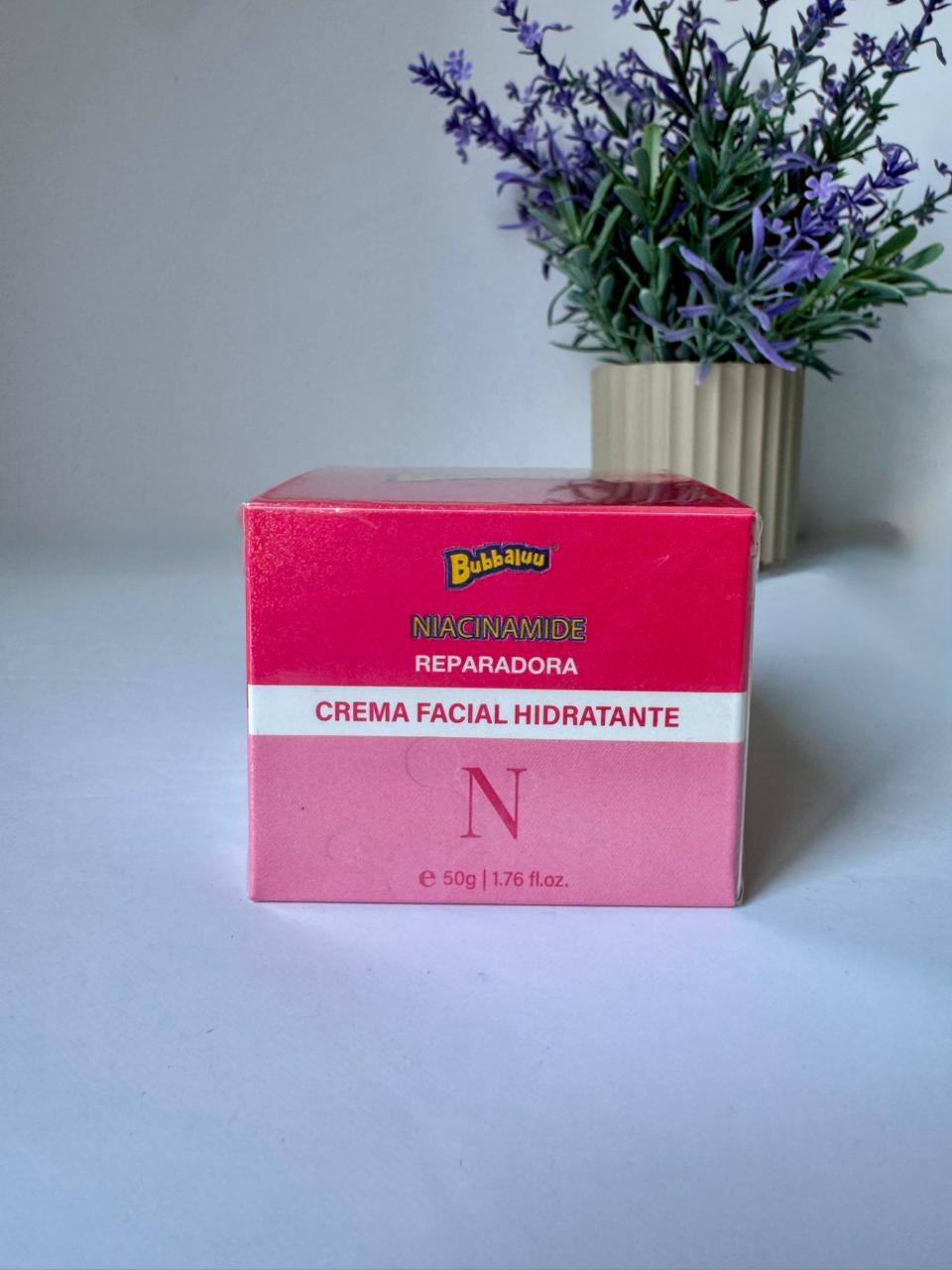 Set Facial Bubbaluu Niacinamide Limpieza Hidratación 5 Pieza