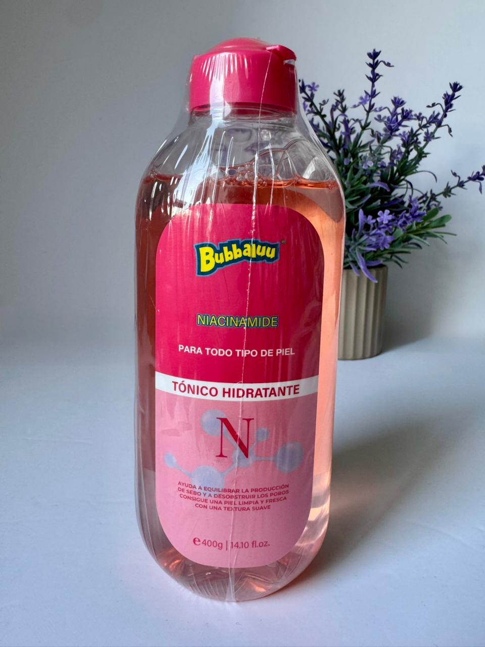 Set Facial Bubbaluu Niacinamide Limpieza Hidratación 5 Pieza