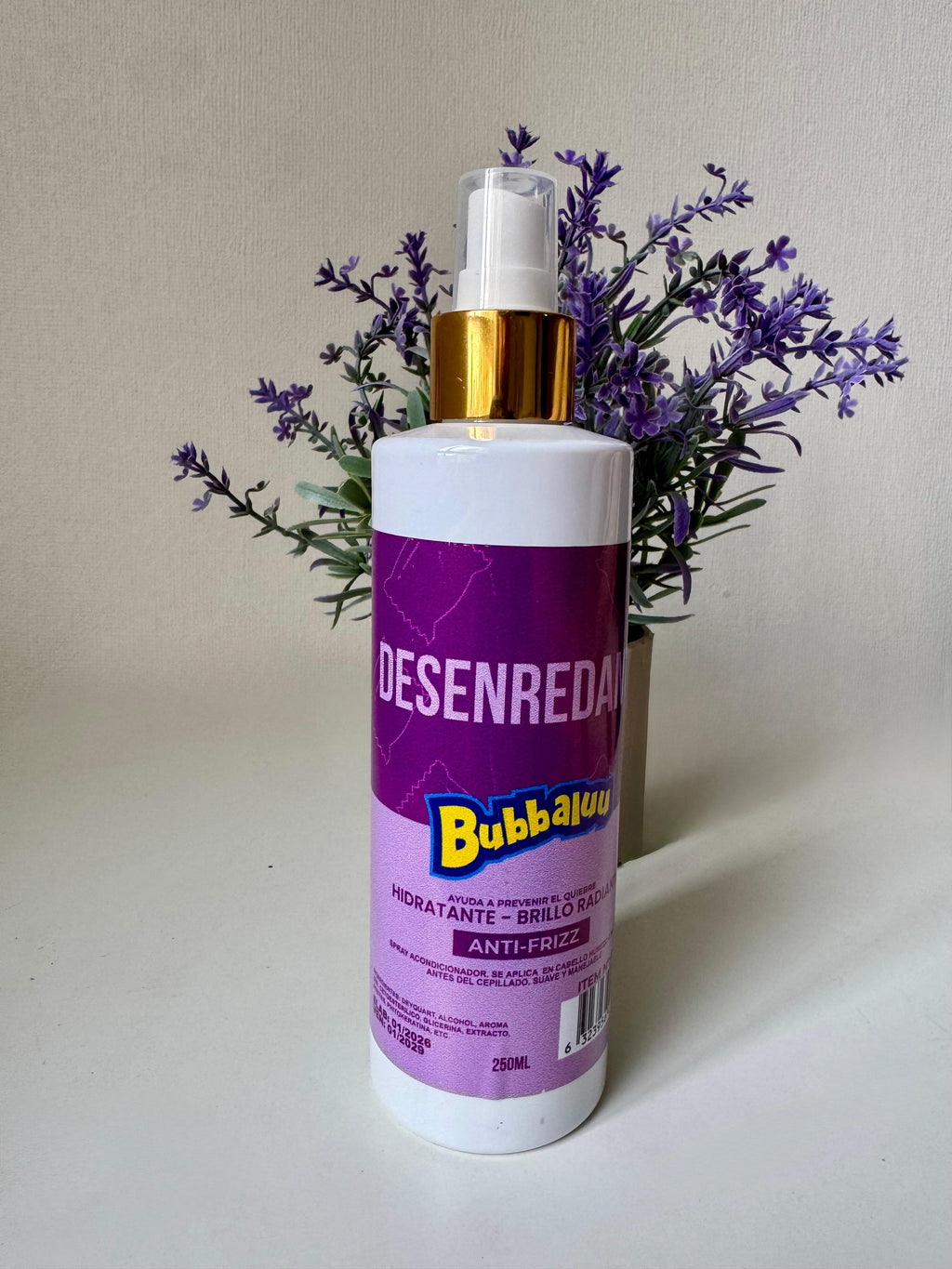 Desenredante Capilar Abrillantador  mas Hidrata Antifrizz  UVA 250ml