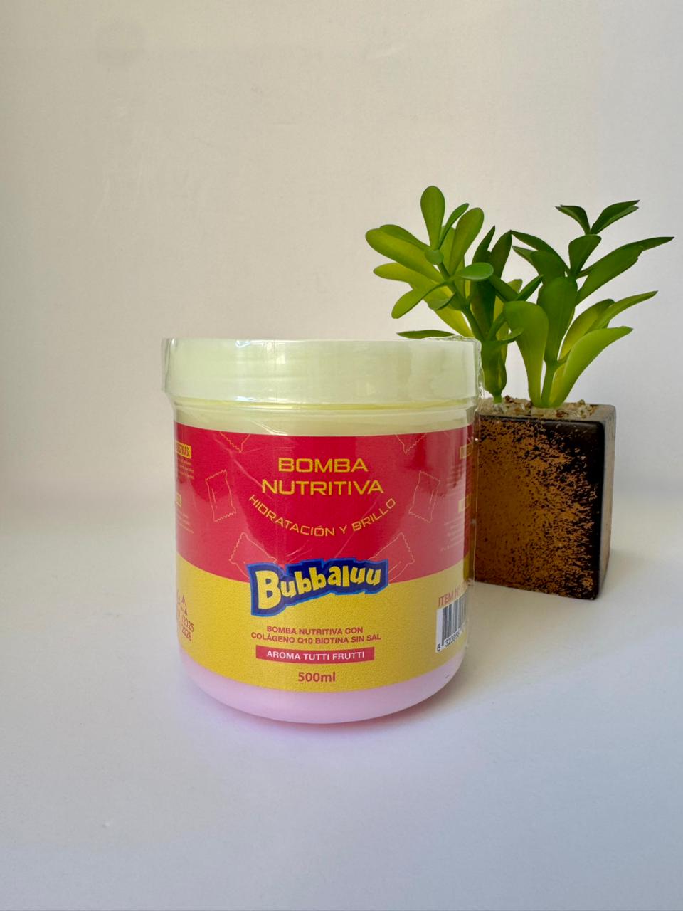 Tratamiento capilar Bomba Nutritiva Bubbaluu Tutti Frutti 500 Ml