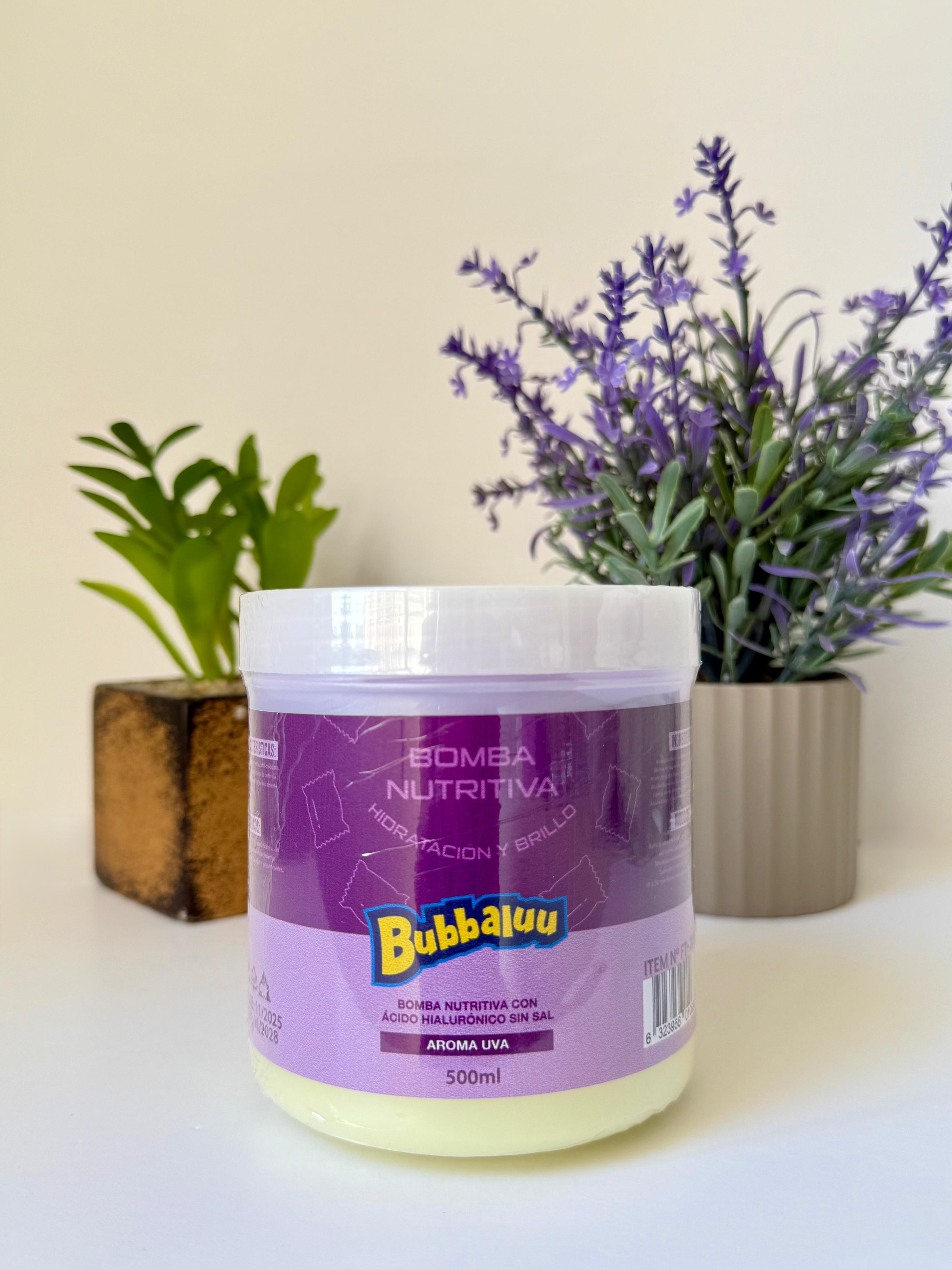 Tratamiento Capilar Bubbaluu Bomba Nutritiva Uva 500ml